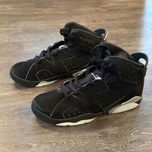 Kids Jordan 6 Black Sneakers